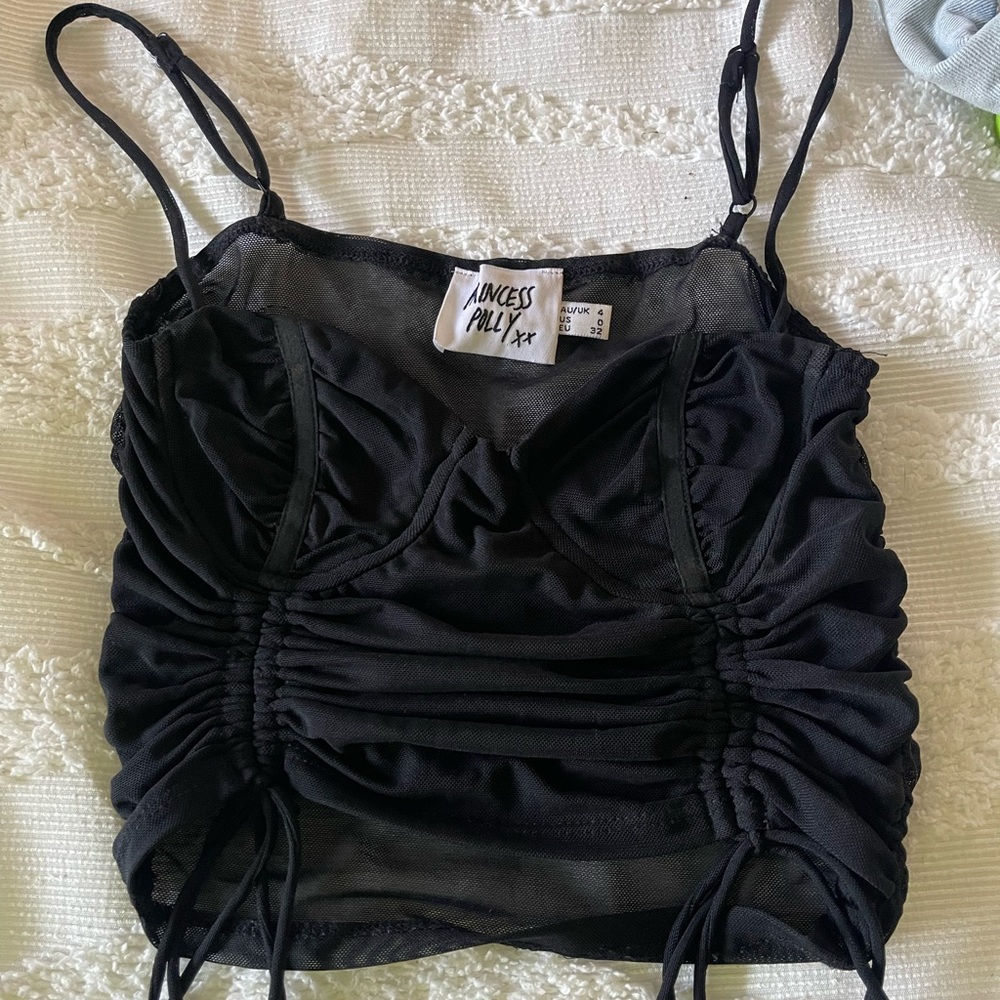 Princess Polly Sheer Corset Top